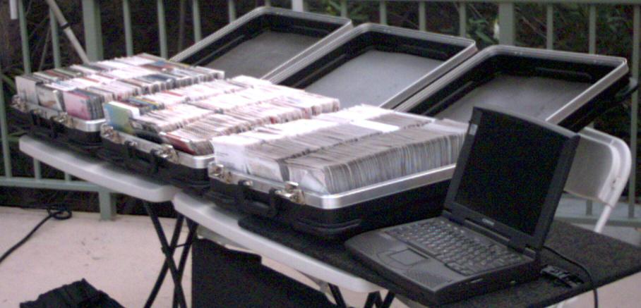 The KODJ Music Library Now all on hard drives